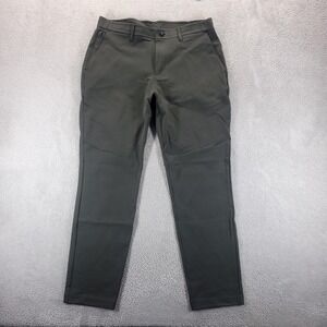 Public Rec Pants Mens 33x30 Green Gamechanger Chino Stretch Casual Office Work